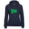 Ladies Fleecy Hoodie Thumbnail